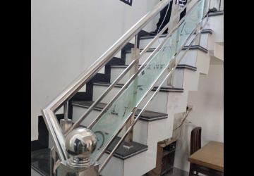 After SS handrails & Wooden Railings